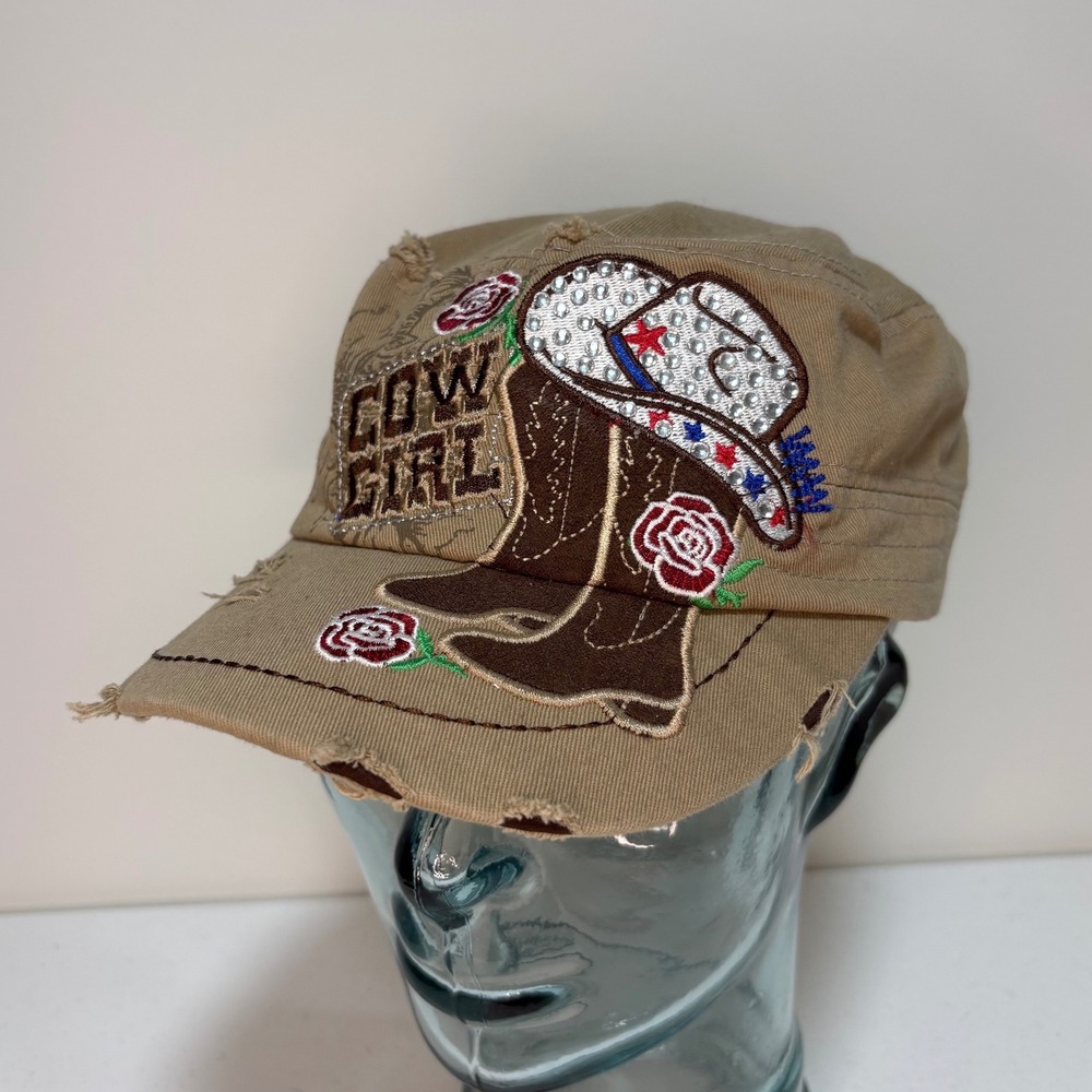 Y2K 2000's Cowgirl Cadet Hat